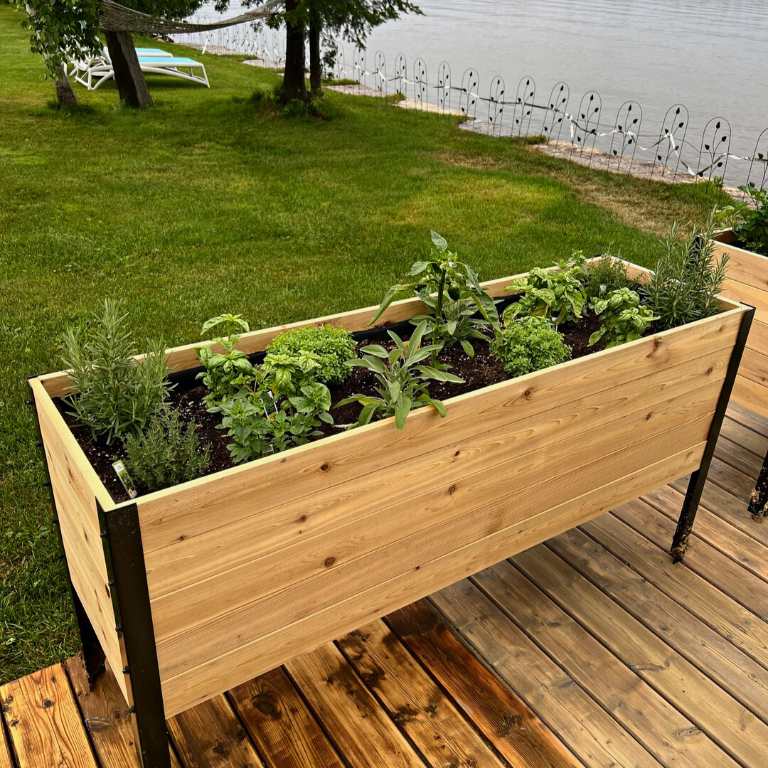 Cedar Planters - Wholesale Planter Box - 18" x 60" Raised Garden Bed6