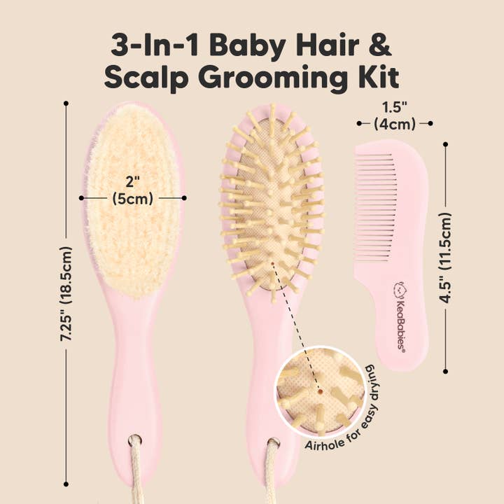 Fard Set spazzola e pettine per capelli KeaBabies in vendita all'ingrosso su Faire
