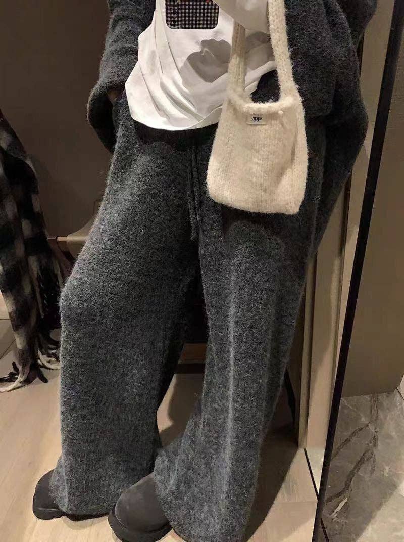 Marayn - Wholesale Lounge Set - Women's - 2025 Autumn Luxury Lounge Knit Set Chic Oversized Style17