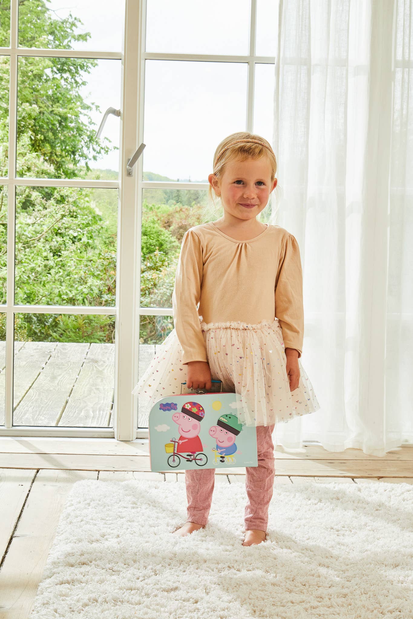 Barbo Toys - Venta al por mayor Puzle - Niños - Peppa Pig - Maleta con un Rompecabezas - En bicicleta4