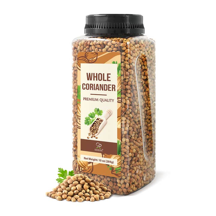 soeos - Wholesale Dried Spice - Soeos Whole Coriander Seeds, 10oz (284g)