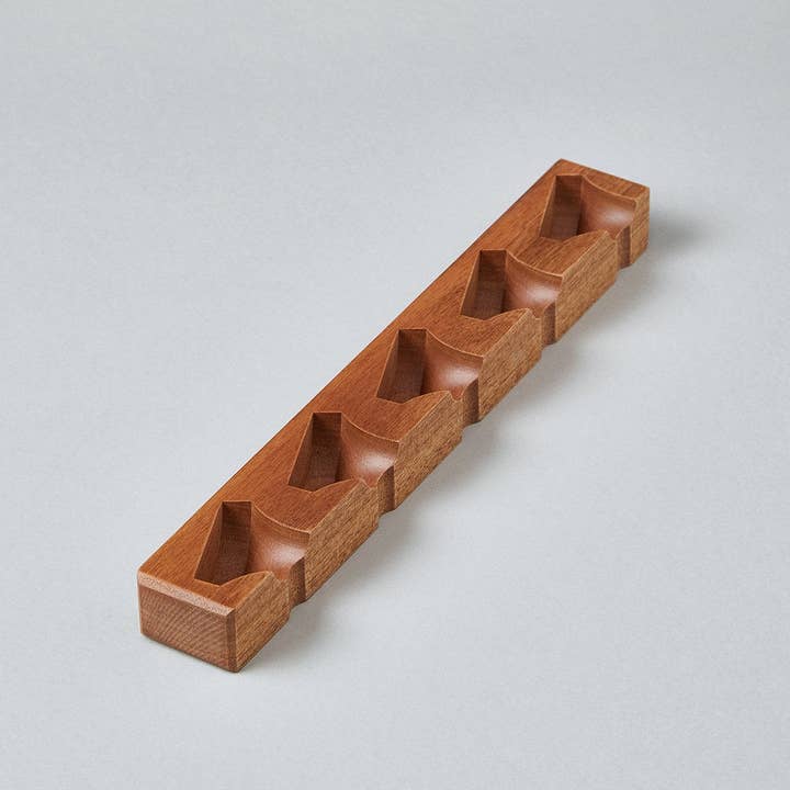 KROM KENDAMA - Wholesale Wood Toy - Kids - KROM KENDAMA HOLDER SHELF · MAHOGANY2