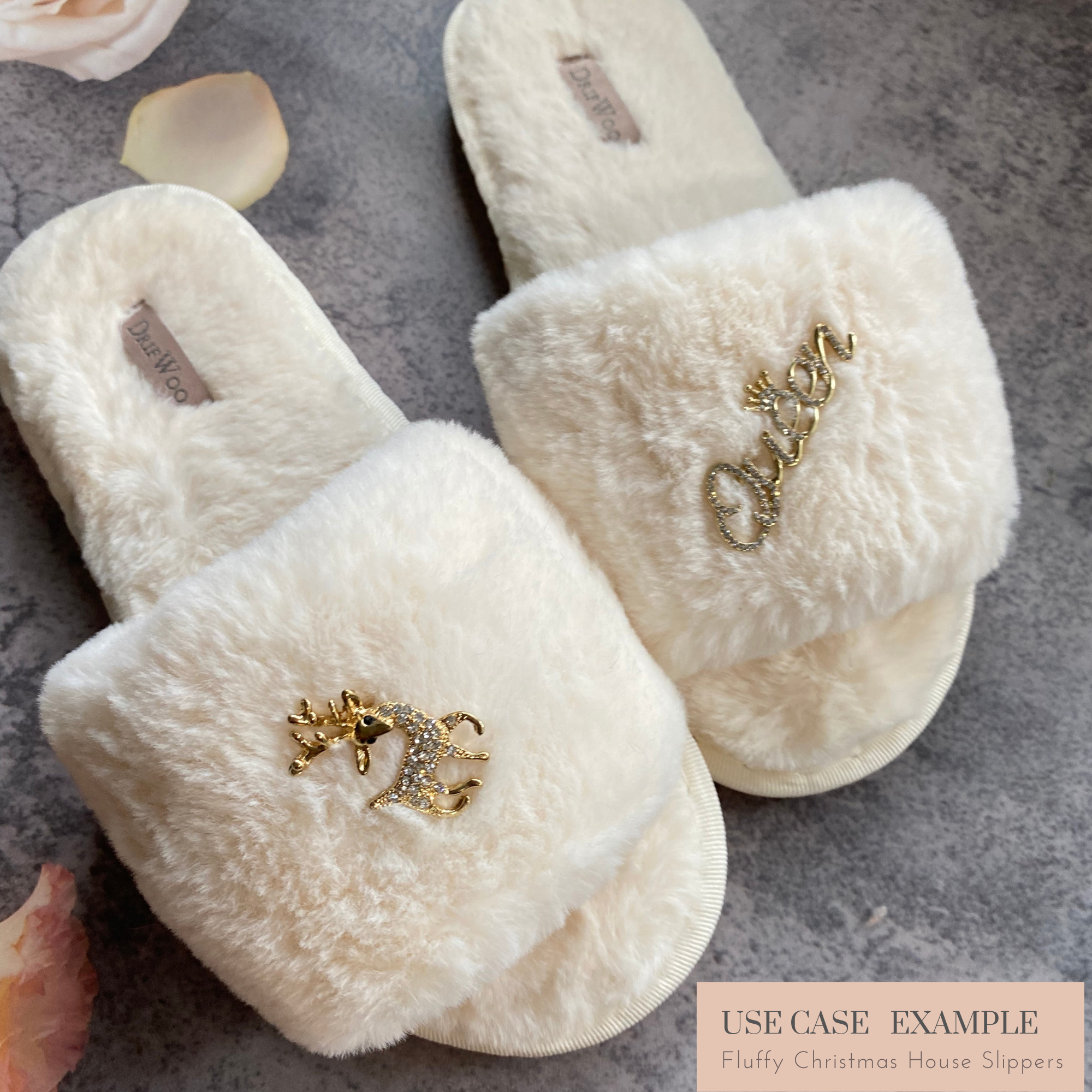 DrifWoo – Großhandel Broschen – Glitzerndes Schneeflocken-Broschenset – Gold- und Silberfarben für die Feiertage5