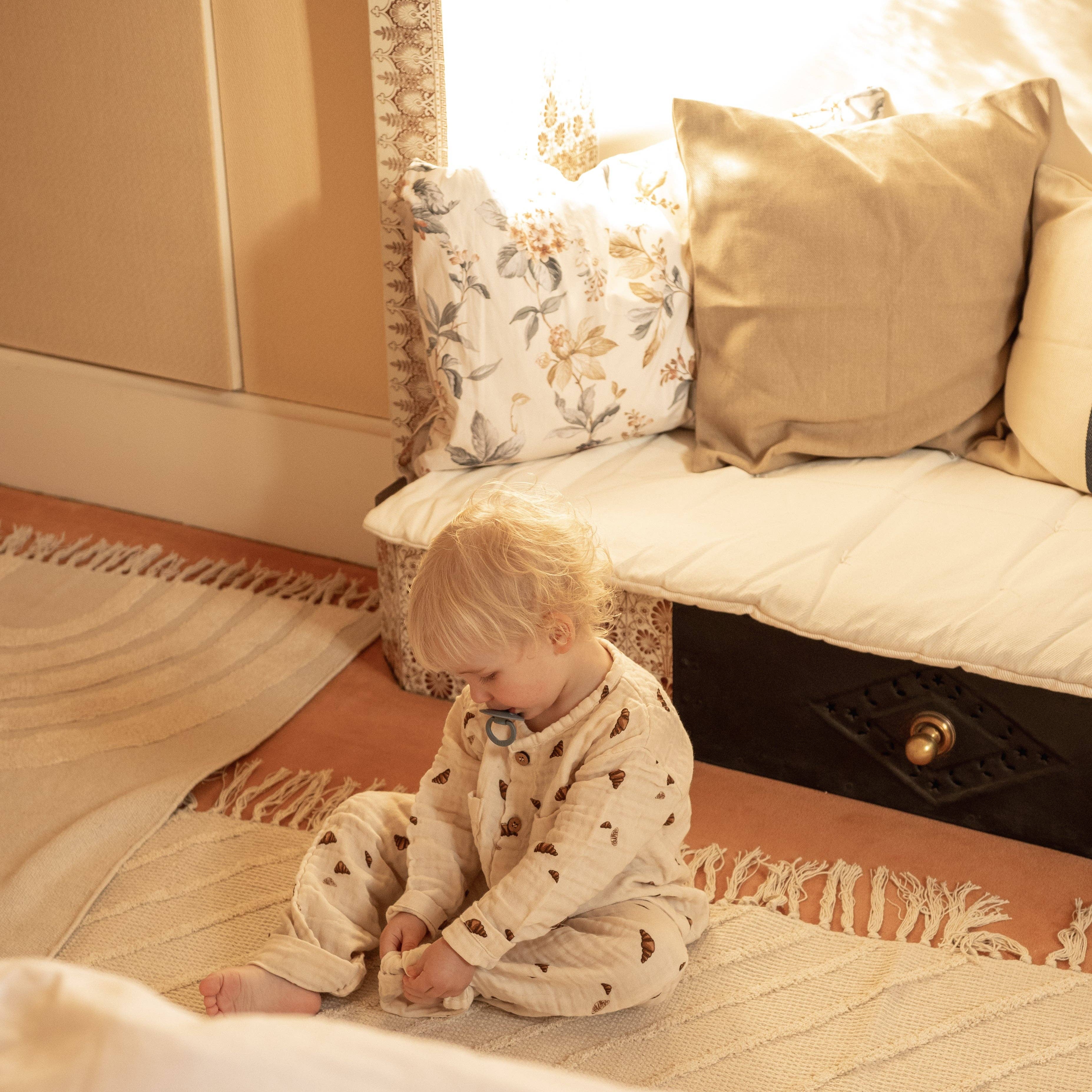 VIBBER pajamas - Croissant mini print for wholesale on Faire6