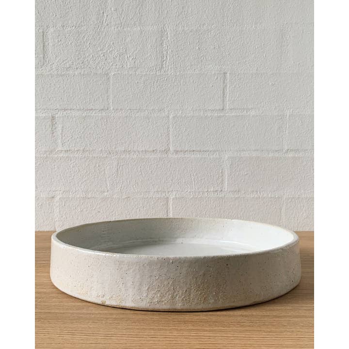 Jenn Johnston Ceramics - Wholesale Serving bowl - white serve - stacking serving dish