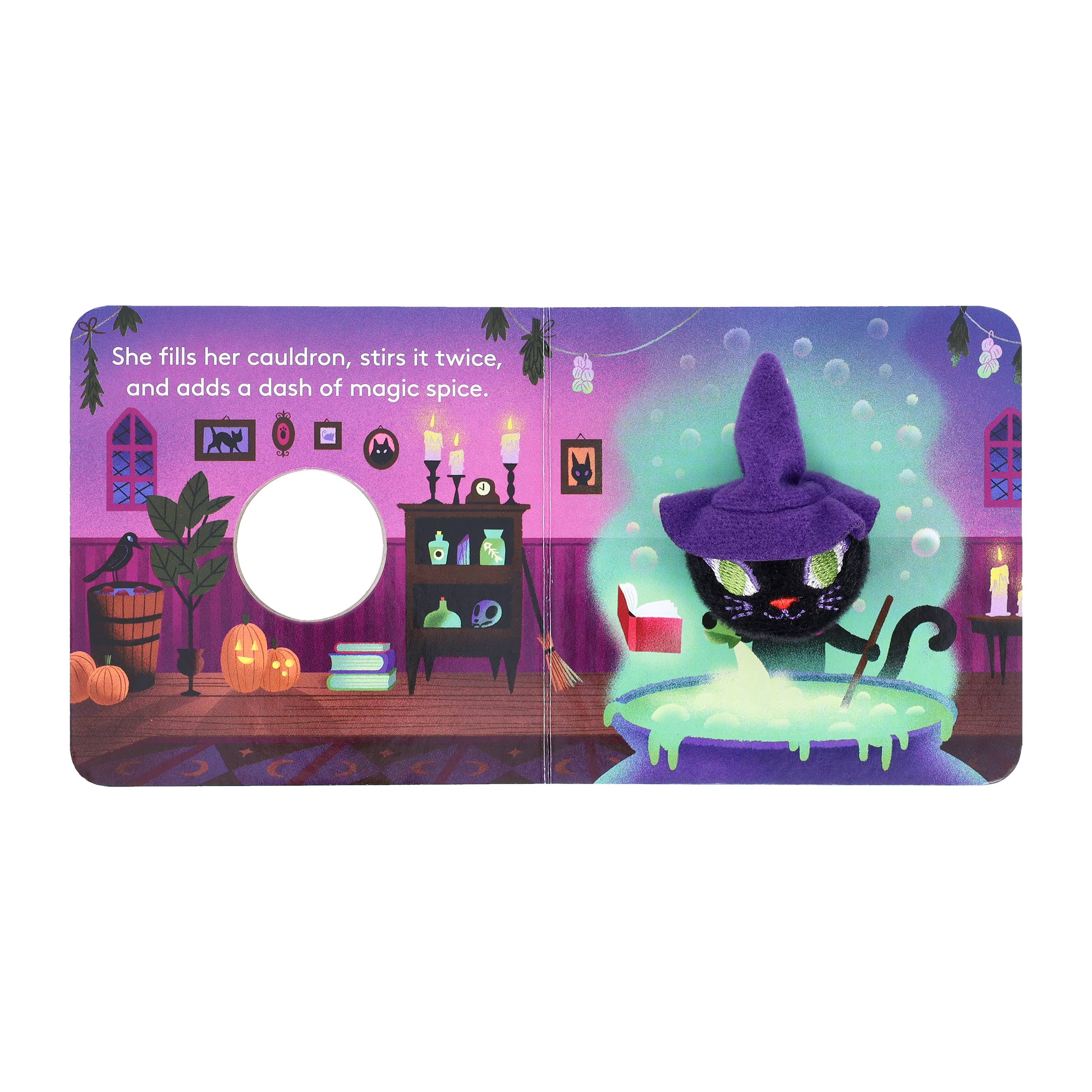Chronicle Books - Wholesale Baby & Toddler Book (0-2) - Little Witch Cat: Finger Puppet Book11