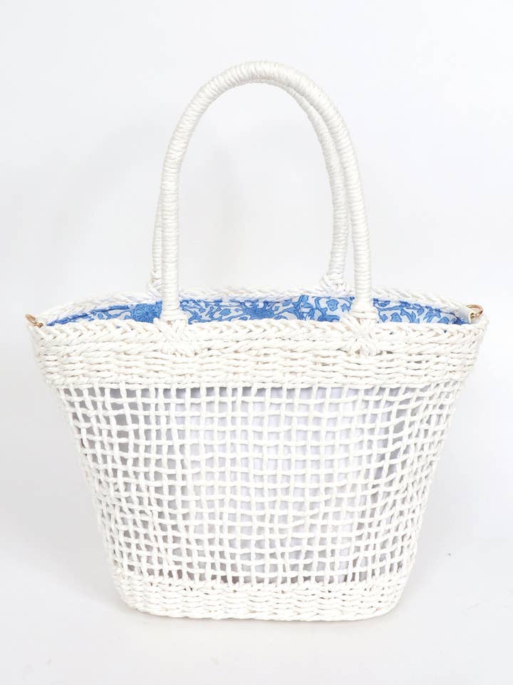 Maya Bag - White for wholesale by Pia Rossini Ltd