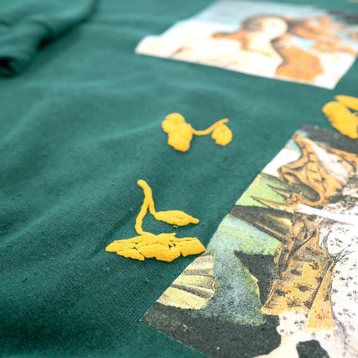 Green Botticelli CrewNeck Sweatshirt for wholesale on Faire1