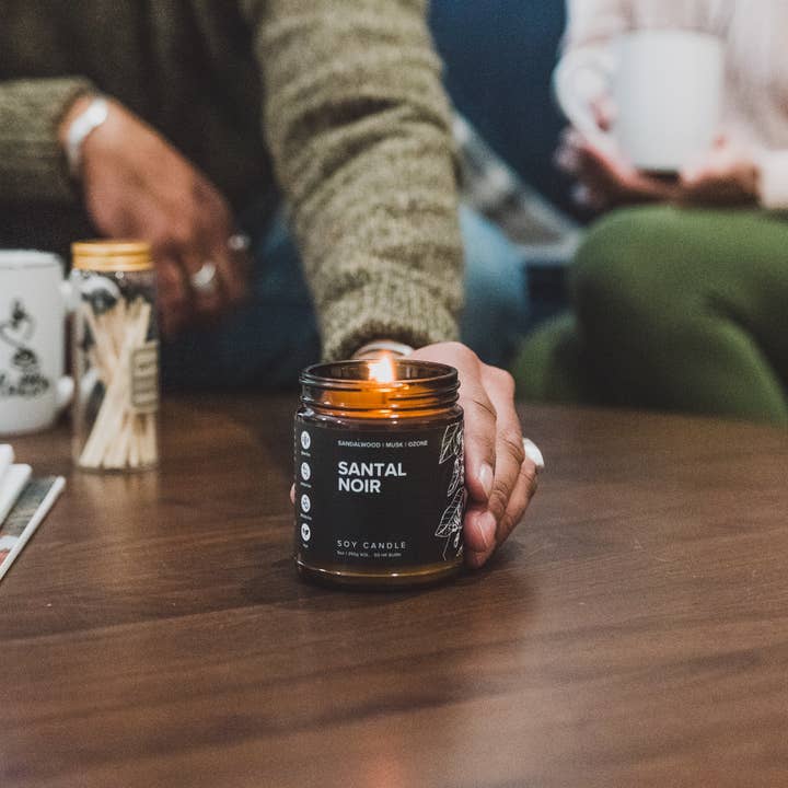 Broken Top Brands - Wholesale Jar/Filled Candle - Santal Noir 9oz Soy Candle2