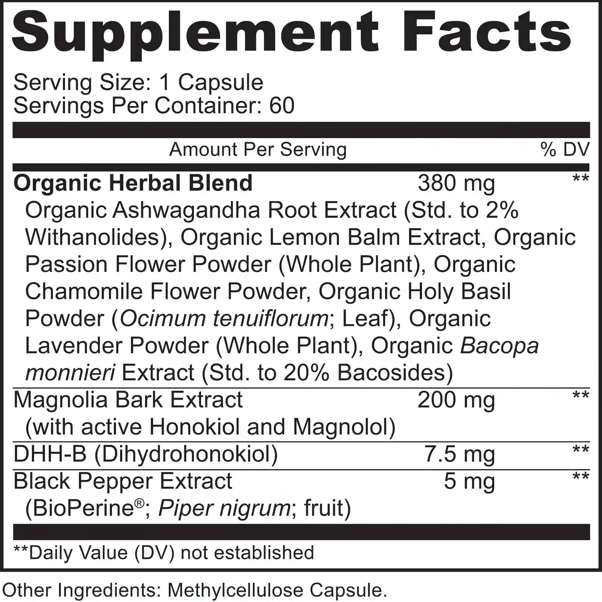 MoxyVites - Wholesale Oral Supplement/Vitamin - DHH-B Supplement - Bioactive Honokiol Magnolia Bark Extract1