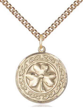 Shamrock w/Celtic Border Pendant for wholesale by Tony’s Jewelry