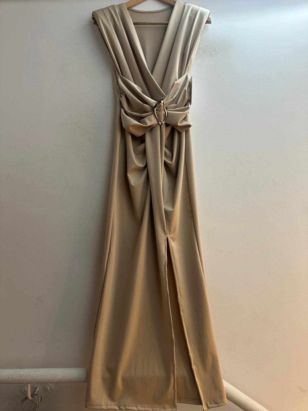 LORIANE - Wholesale Dress - Women's - 7336/61123 Long plain dress0