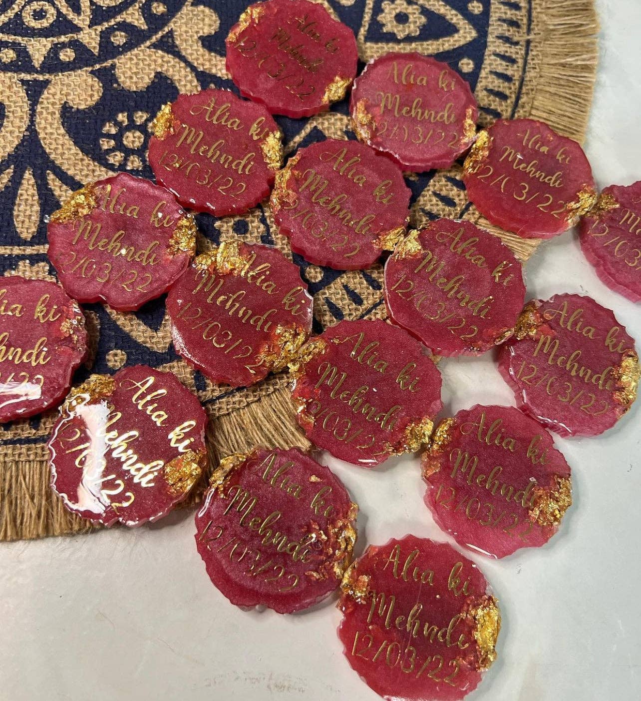 Hudaa & Co - Wholesale Party gift - Personalised Magnet | Handmade | Party Favours | Wedding Favours | Mendhi | Eid | Ramadan | Islam | Home Decor | Gift | Present | Custom7