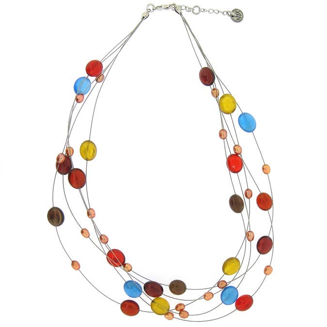 necklace in shell in resin for wholesale by Culture Mix