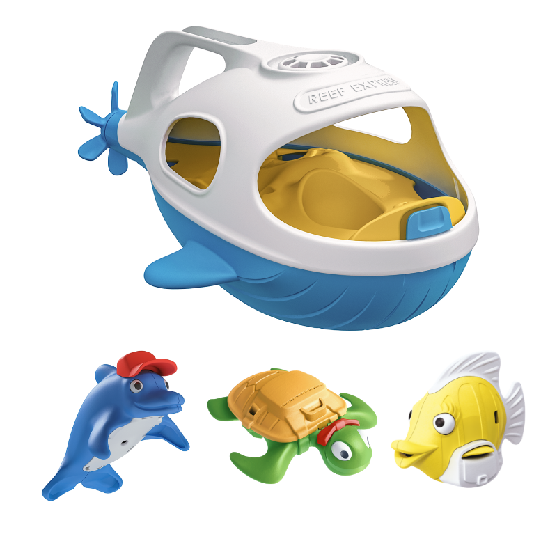 Happy Planet Toys - Wholesale Bath Toy - Baby - Reef Express bath toy set1