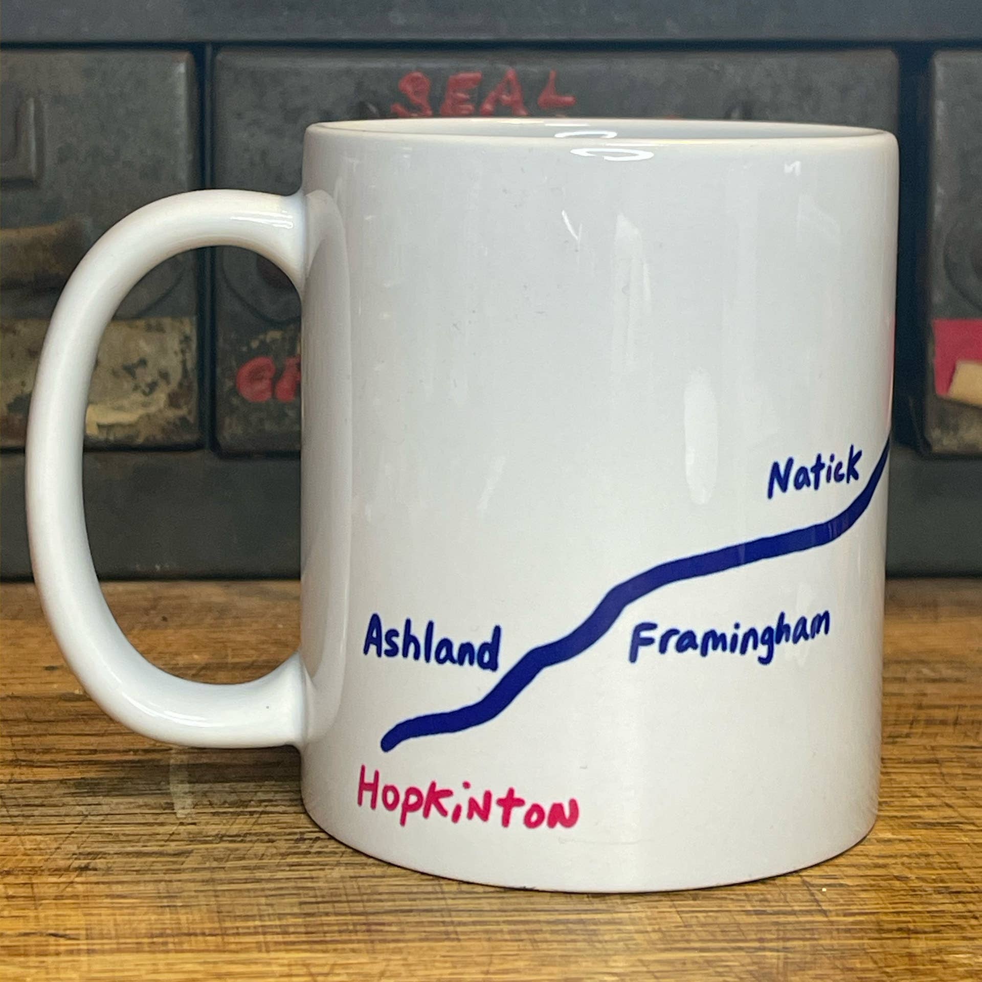 Jesse Haley – Caneca por atacado – Caneca Boston Marathon 26.21