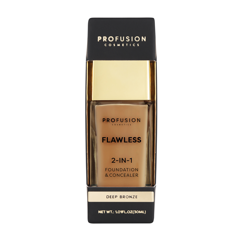 Profusion Cosmetics UK – wholesale Foundation – FLAWLESS 2-IN-1 FOUNDATION AND CONCEALER34