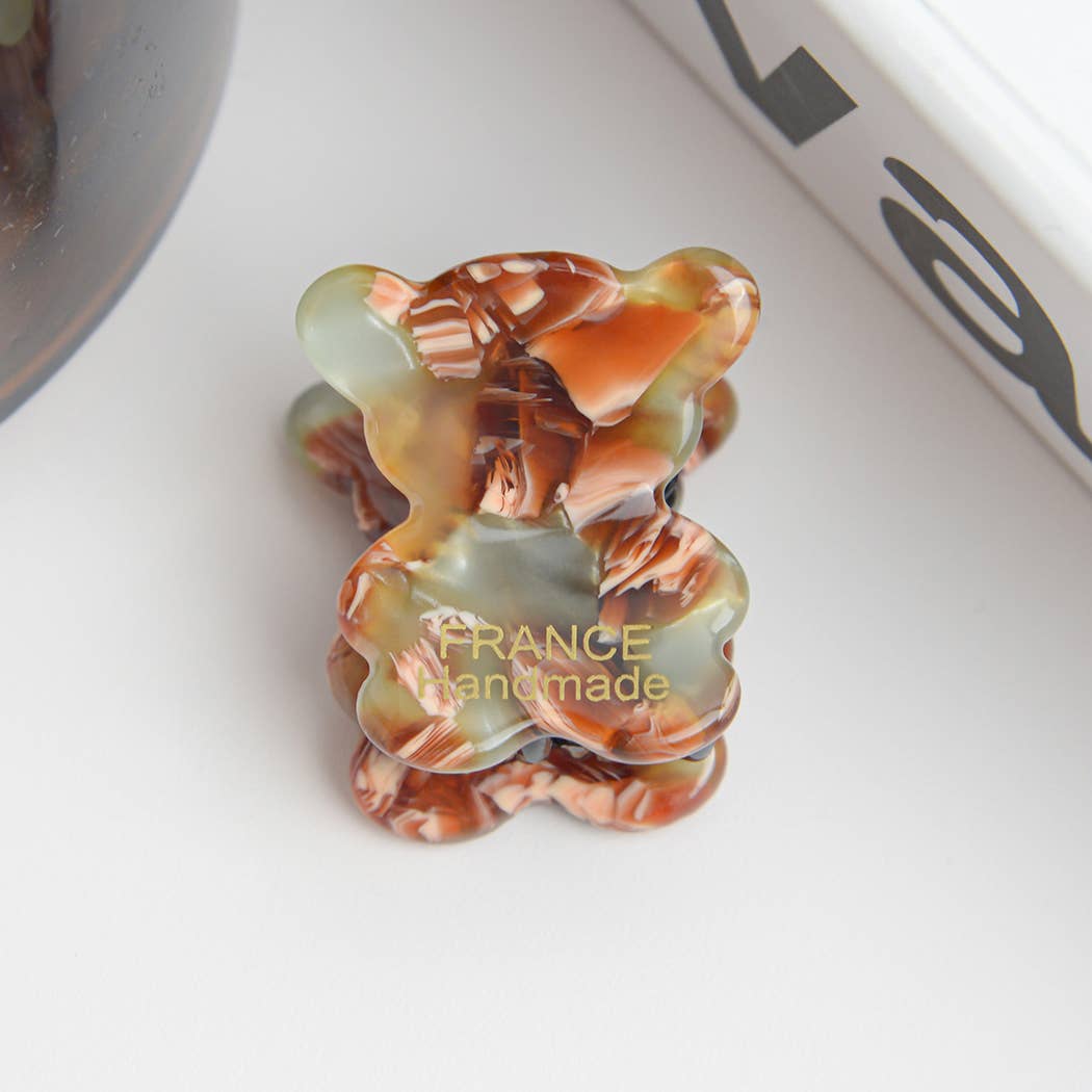 TheDivaSoap - Wholesale Hair Clip - Women's - Acetate Mini Cute Cat and Bear Hair Clip4