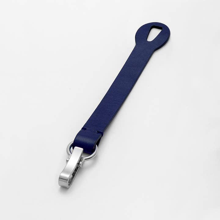 REMOVED BRAND - Wholesale Bangle Bracelet - Siv leather bracelet - Indalco blue (Silver)2