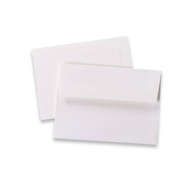 Freund Mayer & Co. - Wholesale Envelopes - Classic Linen Brilliant White Stationery A6 Envelope - 10PK