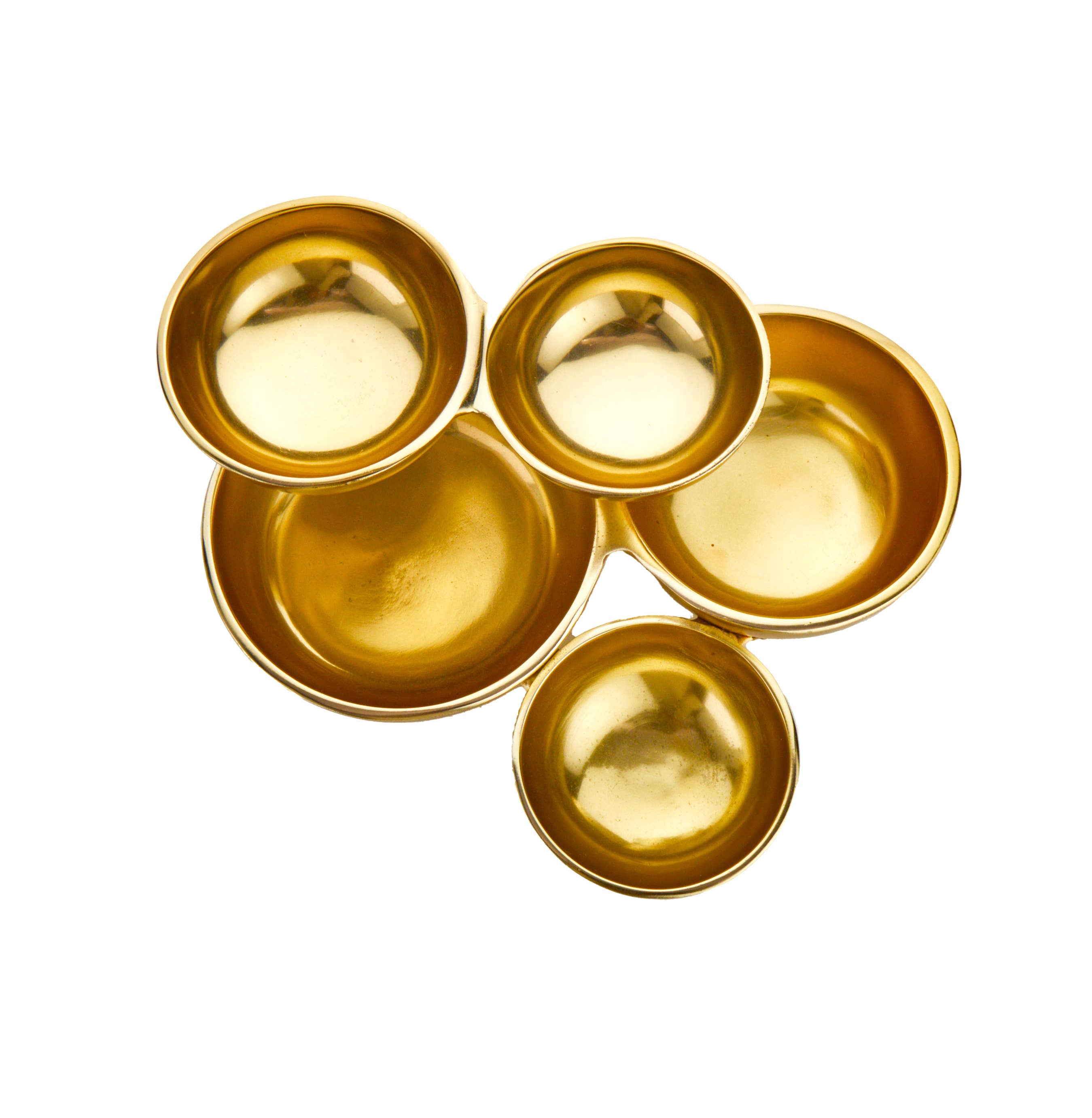 Godinger - Vendita all'ingrosso Ciotola - Small Cluster in metallo alternativo disponibile in oro e argento1