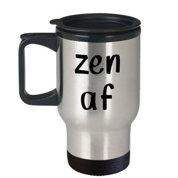 CustomHappy - Wholesale Insulated Mug/Tumbler - Zen af travel Mug - Insulated Tumbler