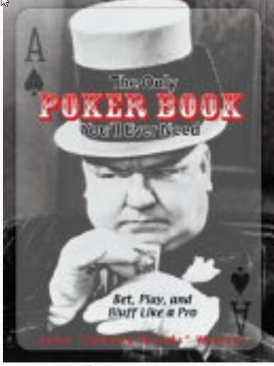 Das einzige Pokerbuch, das Sie jemals brauchen werden John Wenzel Buch für den Großhandel von Real Retro