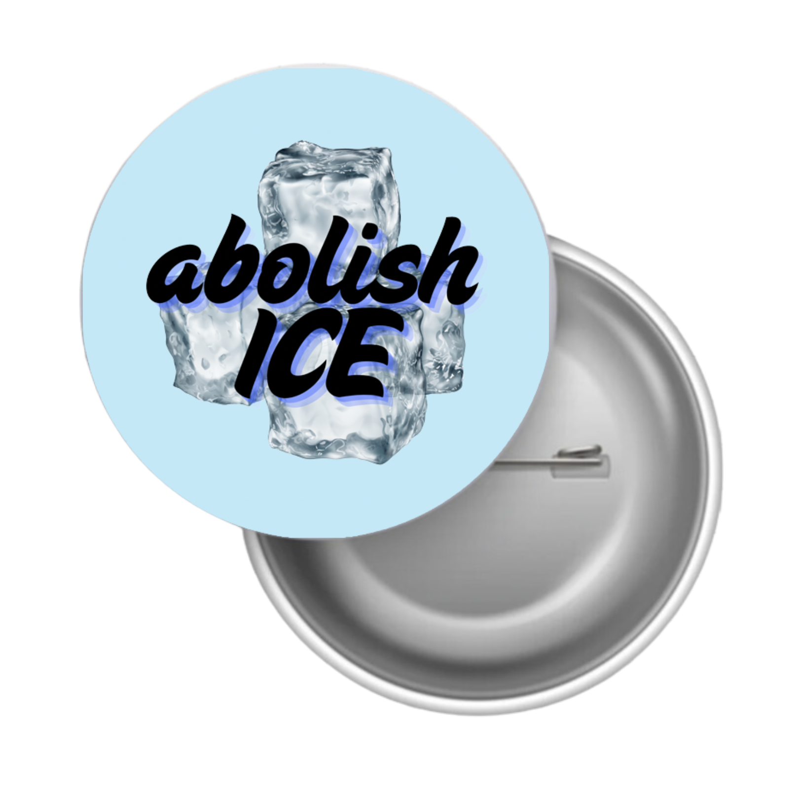 Desi design and chai - Wholesale Lapel Pin/Button - Abolish ICE pin back buttons0