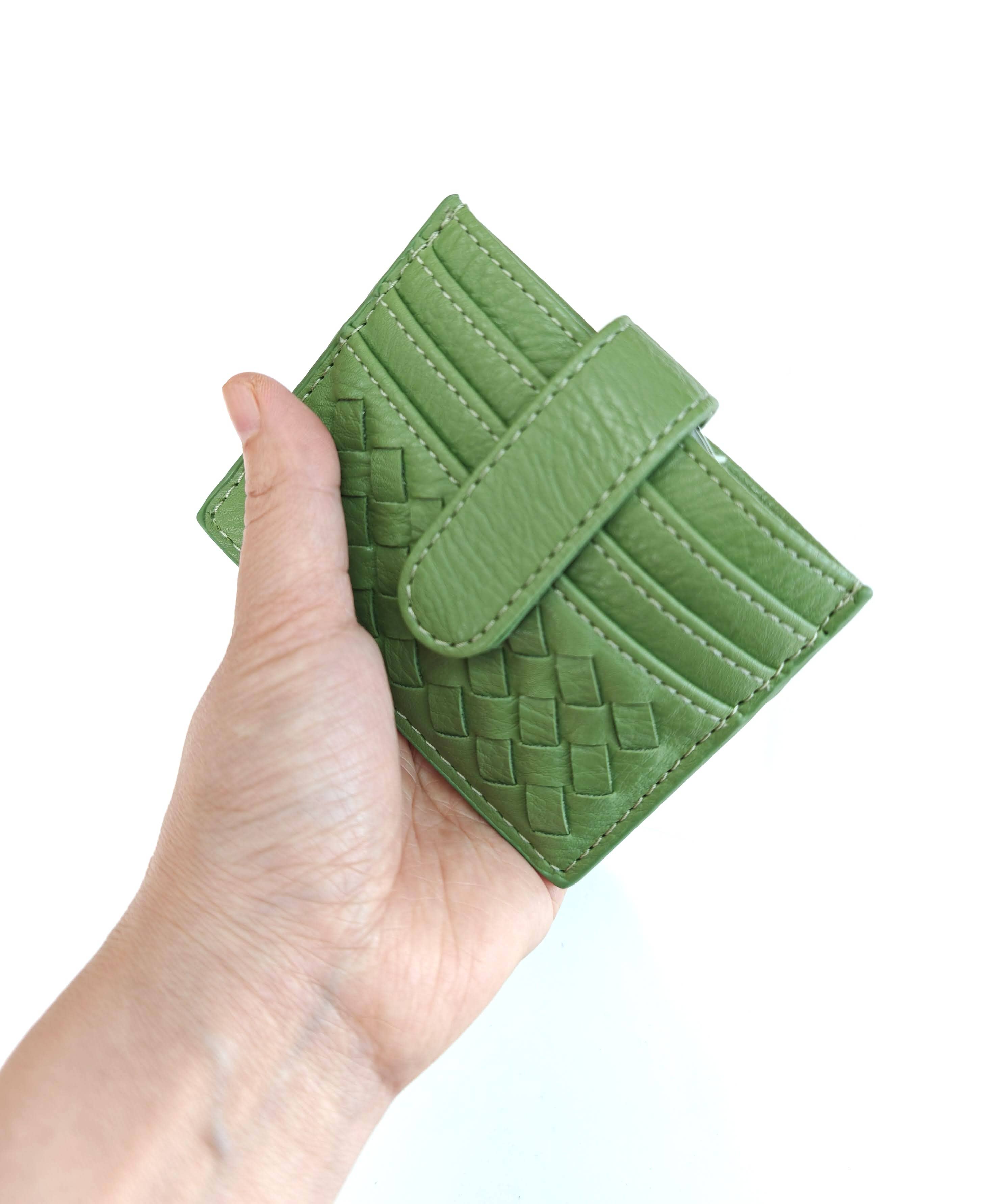 Superbia - Wholesale Card Holder - Women's - Handmade Woven Premium Quality Pu Flat Card Holder Note -a6012