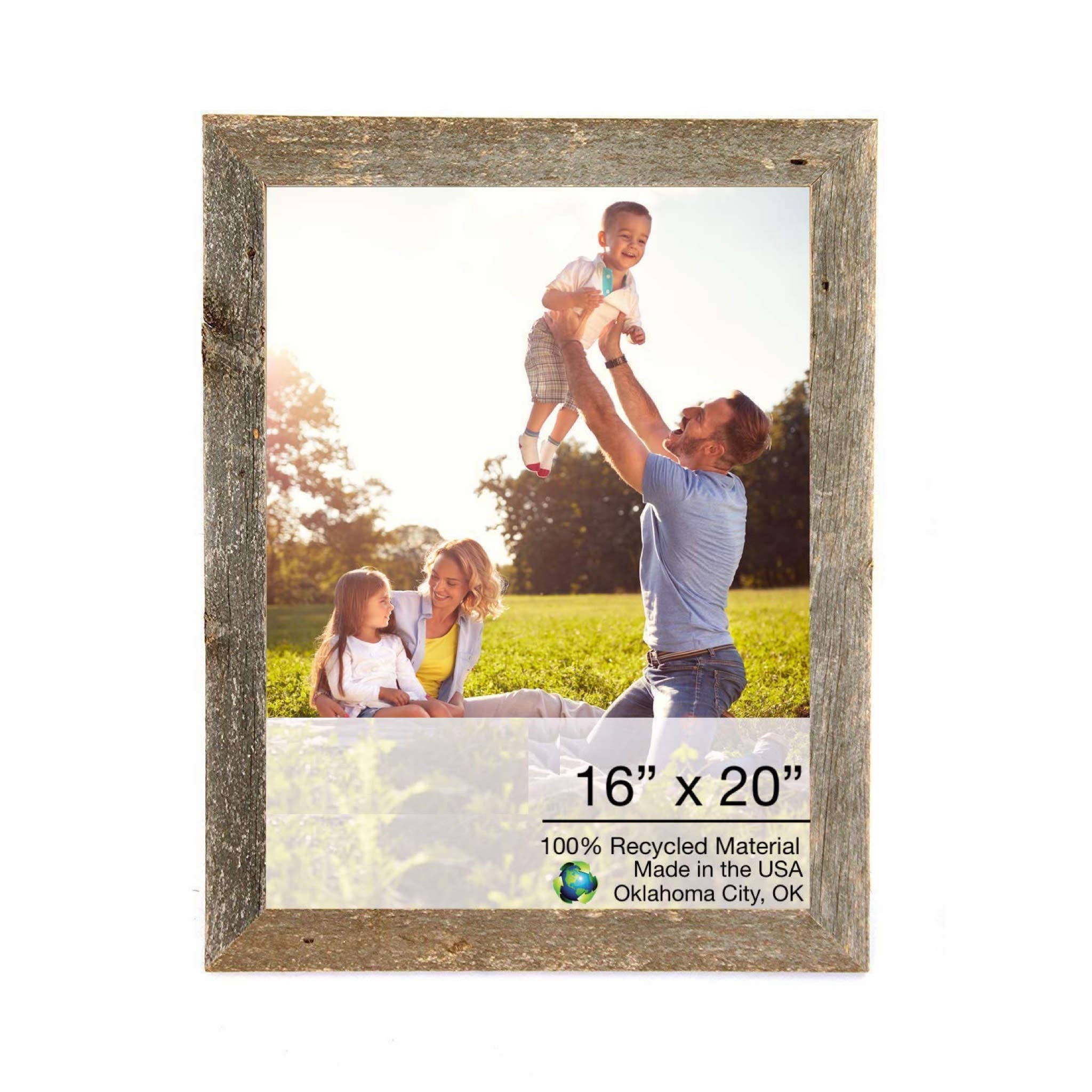 HomeRoots - Wholesale Picture frame - 16 x 20 Natural Weathered Grey Picture Frame