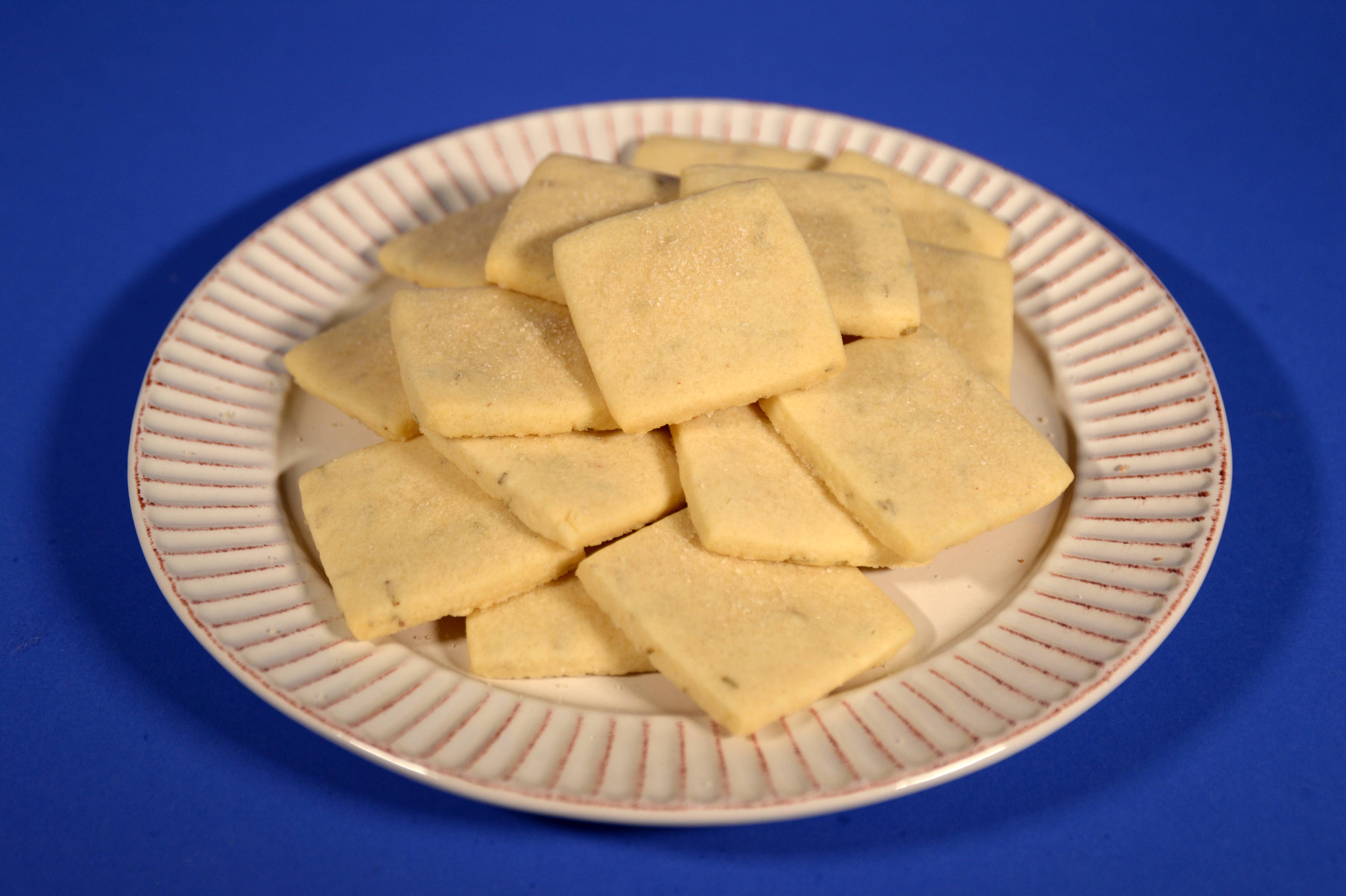 Monastery Baked Goods - Wholesale Cookie - Rosemary Butter Shortbread Cookies (4-oz)2