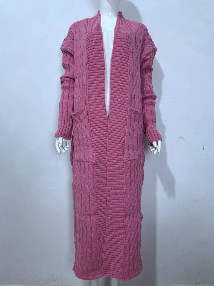 Productseeker - Wholesale Coat - Women's - CT037 Cozy Plus Size Long Knit Sweater Coat3