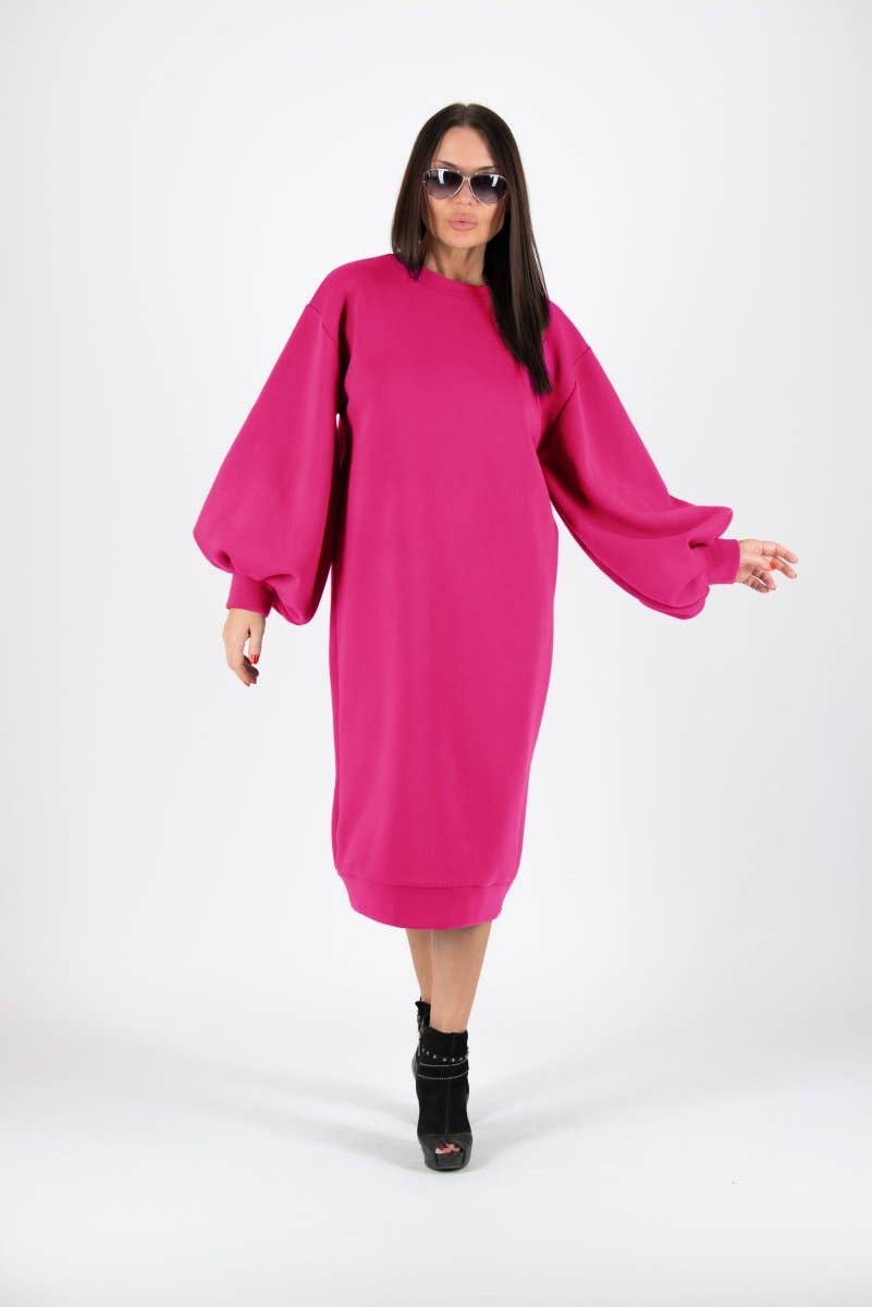 EUG fashion - Wholesale Dress - Women's - Sweatshirt Dress KARINA0