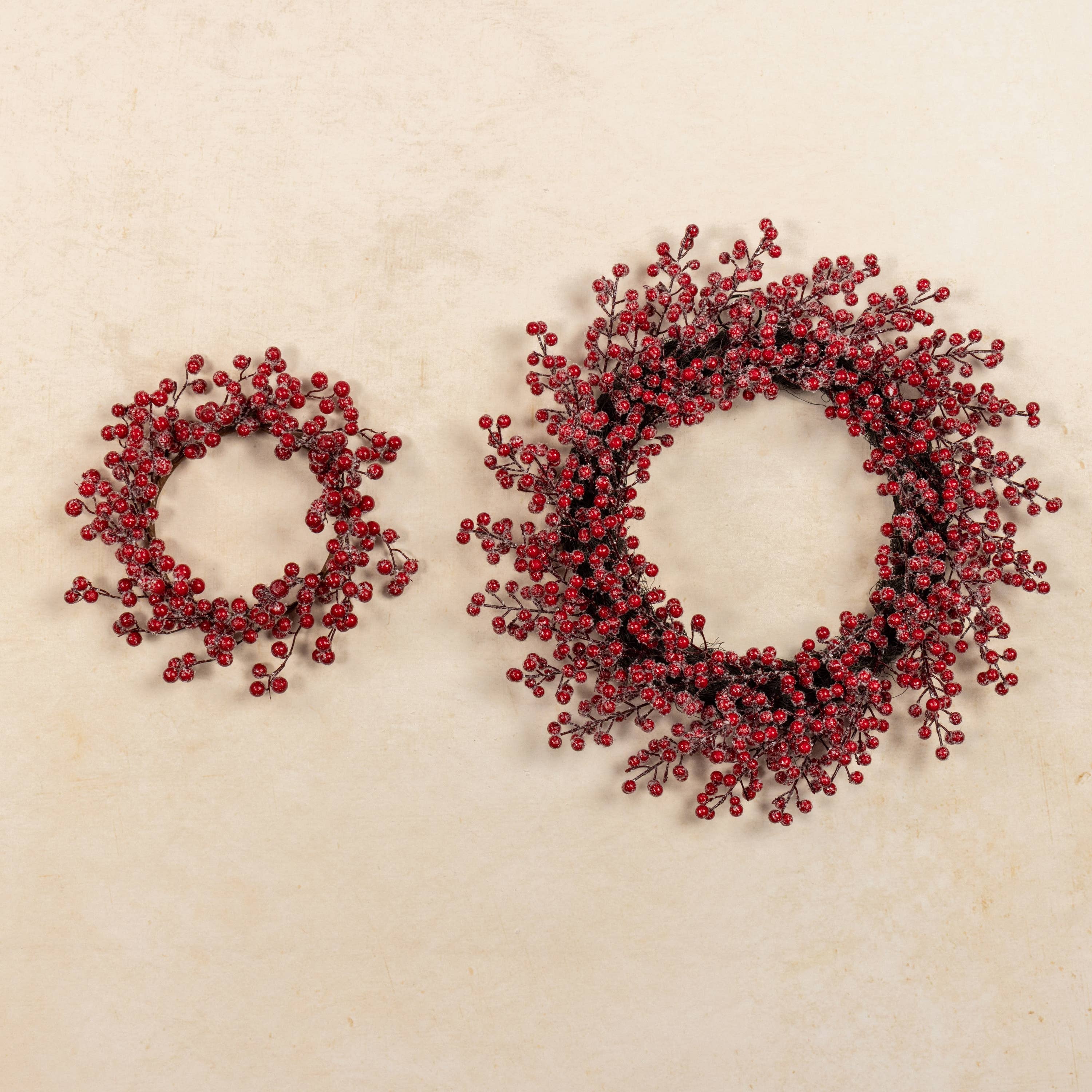 Ragon House – Großhandel Kranz – 22" GEFRIERGETROCKNETER ROTER BEERENKRANZ2