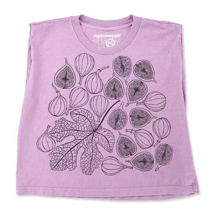 T-shirt sans manches Maisie en tissu épais pour la vente par Supermaggie @ Faire