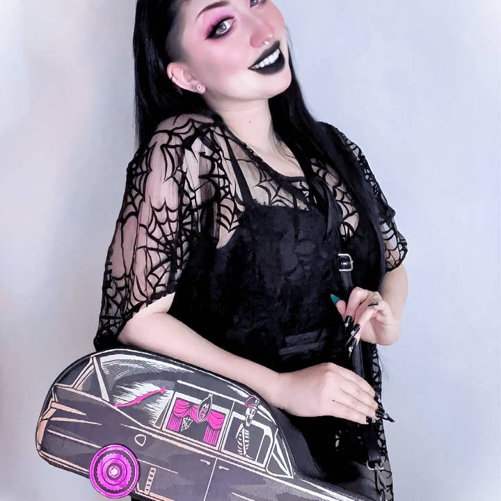 Wild Wolf Halloween - Wholesale Crossbody Bag - Women's - Hearse Purse Exclusive