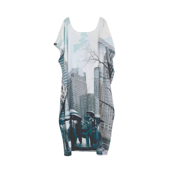 Vestido caftán reversible de Chicago, 2 vestidos en uno para venta al por mayor de Olly & Arya