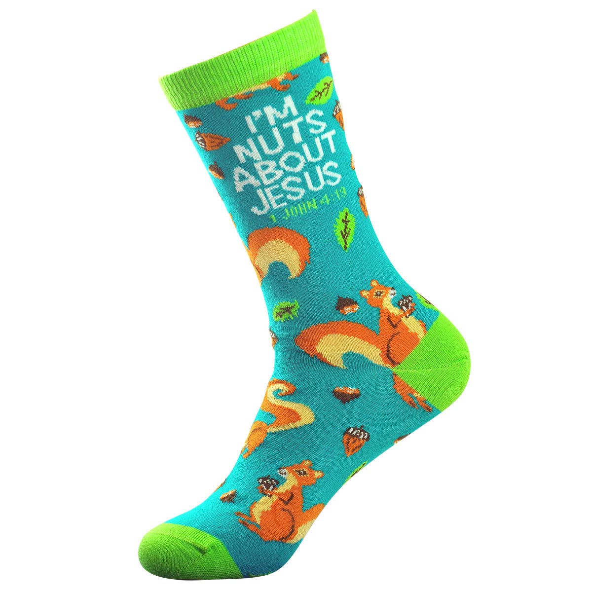 Turquoise Chaussettes Kerusso Squirrel en vente sur Faire3