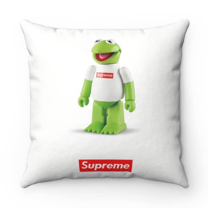 HYPED ART - Wholesale Throw/Decorative Pillow - Supreme Kermit the Frog Toy Pillow0
