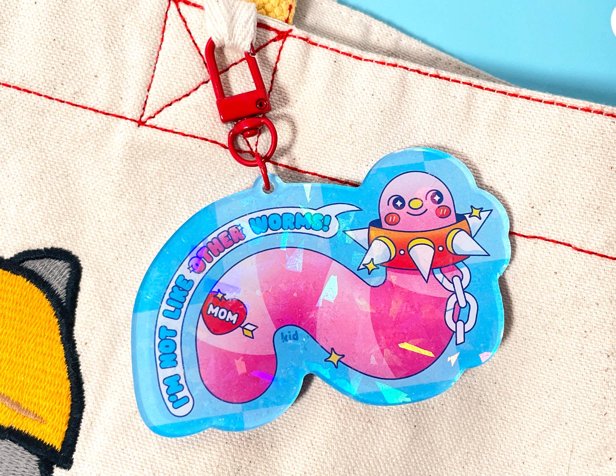 Kidnichols - Wholesale Keychain - Women's - I'm Not Like Other Worms Keychain | Punk | Worm lovers7