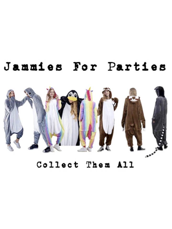 Jammies For Parties - Wholesale Onesie - Women's - Adult Unisex Animal Onesie Pajamas - Rainbow Unicorn