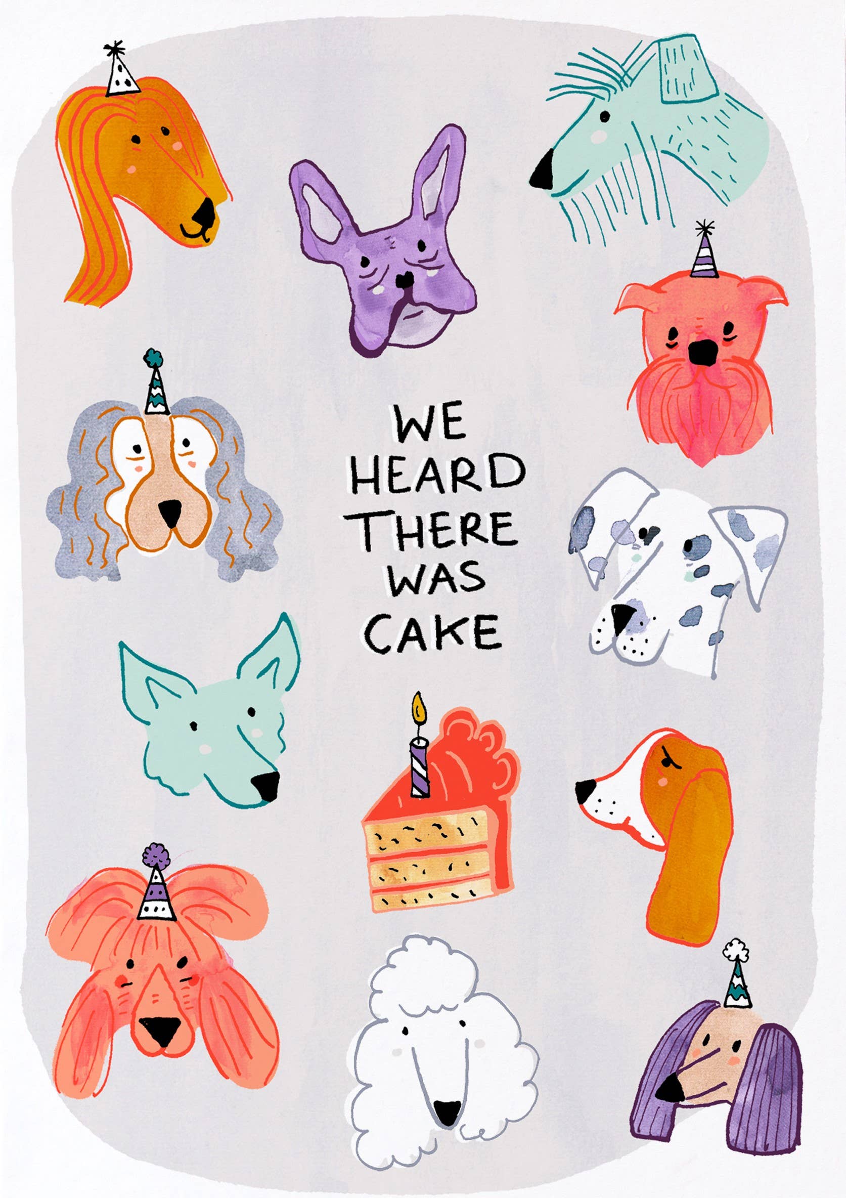 Retrospect Greeting Cards - Wholesale Birthday Card - We heard there was cake0