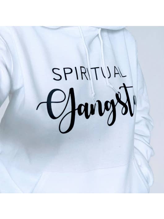 Hunter Kouture - Wholesale Hoodie - Women's - Spiritual Gangster Sweater, Yogi Hoodie in White, Unisex