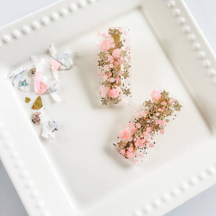 Beautiful Day Confetti Hårklämma - Hårklämma för flickor för wholesale av Ava Bowtique