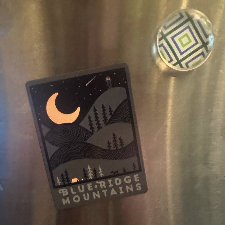 Íman Night Ridge / Blue Ridge Mountains - Acabamento Mate por atacado de Menottees