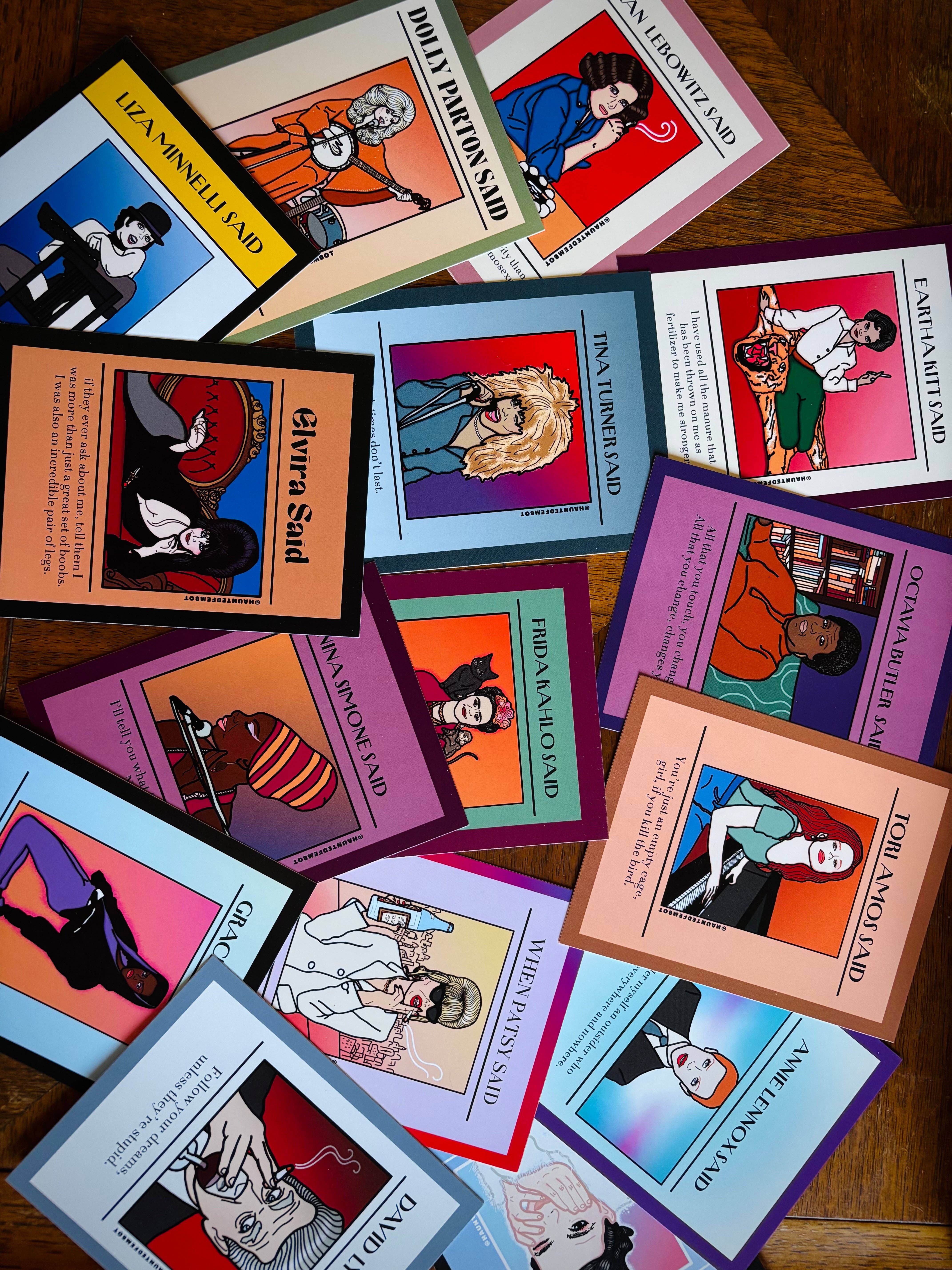 Haunted Fembot - Wholesale Postcard - David Lynch “follow your dreams unless they’re stupid” Postcard5