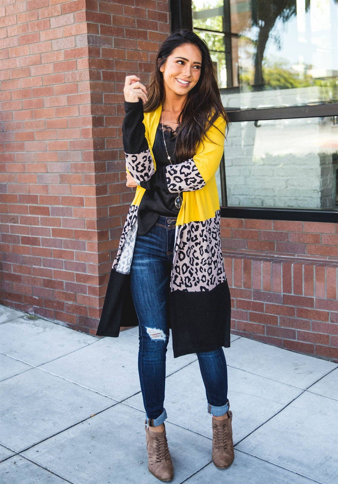 Tickled Teal - Wholesale Cardigan - Women's - The Briana Colorblock Cardigan14