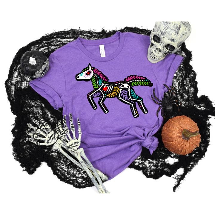 Cute Skeleton Horse Youth T-Shirt for wholesale by Equestrian Creations