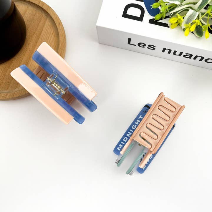 TheDivaSoap – wholesale Hair clip – Women’s – Stacked Book Hair Clip,Acetate Claw Clip3