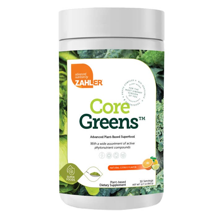 Core Greens Citrus Powder for wholesale by Advanced Nutrition by Zahler